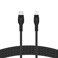 Belkin Кабель USB-С - Lightning BRAIDED SILICONE 1m Black Покупай это Galopom