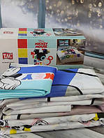 Постельное белье детское TAC Mickey mouse Хлопок/Ранфорс Полуторный размер 17546 PS