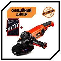 Болгарка, ушм GTM AG150/1500P сетевая, 1500 Вт, 150 мм Топ 3776563