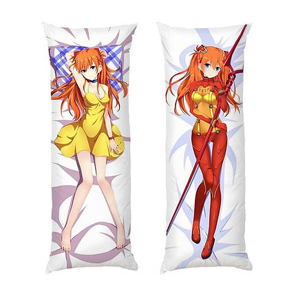 Дакімакура подушка-обіймашка «Aska from the anime Evangelion», фото 1