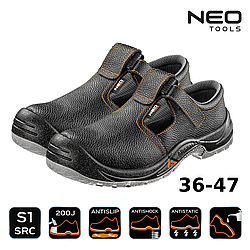 Шкіряні робочі сандалі, S1 SRC, розмір 39 NEO Tools 82-070-39
