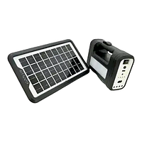 Портативная cолнечная автономная система с фонарем и радио + Powerbank Solar Light DT-9006 12009 PS