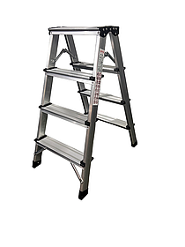 Драбина 4 сходинки висота робочого майданчика 0.78 м двостороння