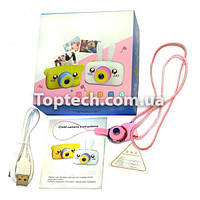 Детский фотоаппарат Baby Photo Camera Rabbit с автофокусом Х-500 Белый 3737 PS