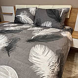 Якісний комплект постільної білизни "Бязь Gold" Розмір двоспальний 180 * 215, фото 2