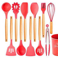 Набор кухонных принадлежностей 12 предметов Kitchen Set Красный 10709 PS