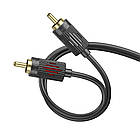 DR Aux Hoco UPA29 dual RCA to dual RCA 1.5m Цвет Черный, фото 5