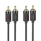 DR Aux Hoco UPA29 dual RCA to dual RCA 1.5m Цвет Черный, фото 7