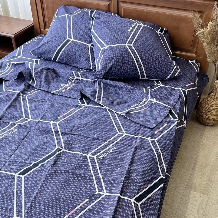 Якісна постільна білизна євро розміру "Бязь Gold" Розмір 200*215, фото 1