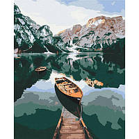 Картина за номерами Човен на дзеркальному озері BS51370 14006 PS