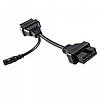 Перехідник OBD2 Mitsubishi 12 pin для підключення діагностики до авто Mitsubishi (12pin - 16pin), фото 4