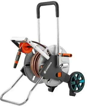 Обладнання для шлангів Gardena Wózek na wąż CleverRoll M Easy Metal - zestaw (18547-20)