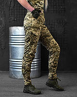 Женские тактические штаны пиксель рип-стоп, Военные женские штаны пиксель на липучке для ВСУ Украины