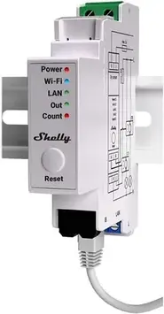 Лічильник електроенергії Shelly Pro Em-50 Wi-Fi 63426