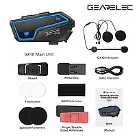 Мотогарнитура GEARELEC GX10 FOR 10 RIDERS INTERCOM