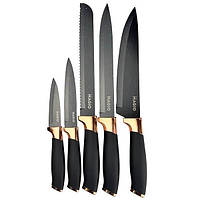 Набор ножей кухонных MAGIO MG-1091 5шт+подставка 14189 PS