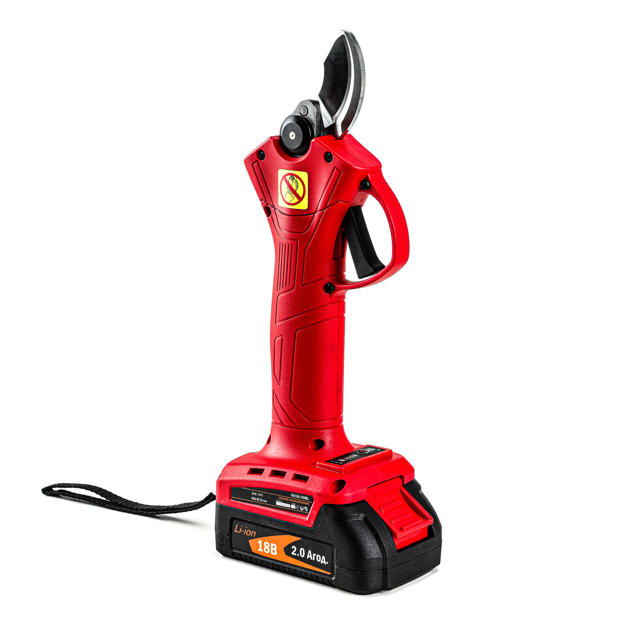 Секатор акум. GS18/30BL, 18В, діаметр гілок до 30мм, КАРКАС (без АКБ і ЗП), фото 1