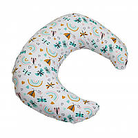 Подушка для беременных или для кормления ребенка Moon (трикотаж), Butterfly, мультицвет хит