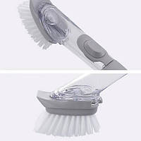 Щетка для посуды с дозатором Wok Cleaning Brush 5577 PS