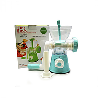 Ручная мясорубка Find Back RF706 Super Mincer Grater Голубая 8687 PS