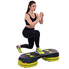 Степ-платформа MDBuddy FI-2587 (MD1712) 108x42x10-20см чорний-зелений, фото 10