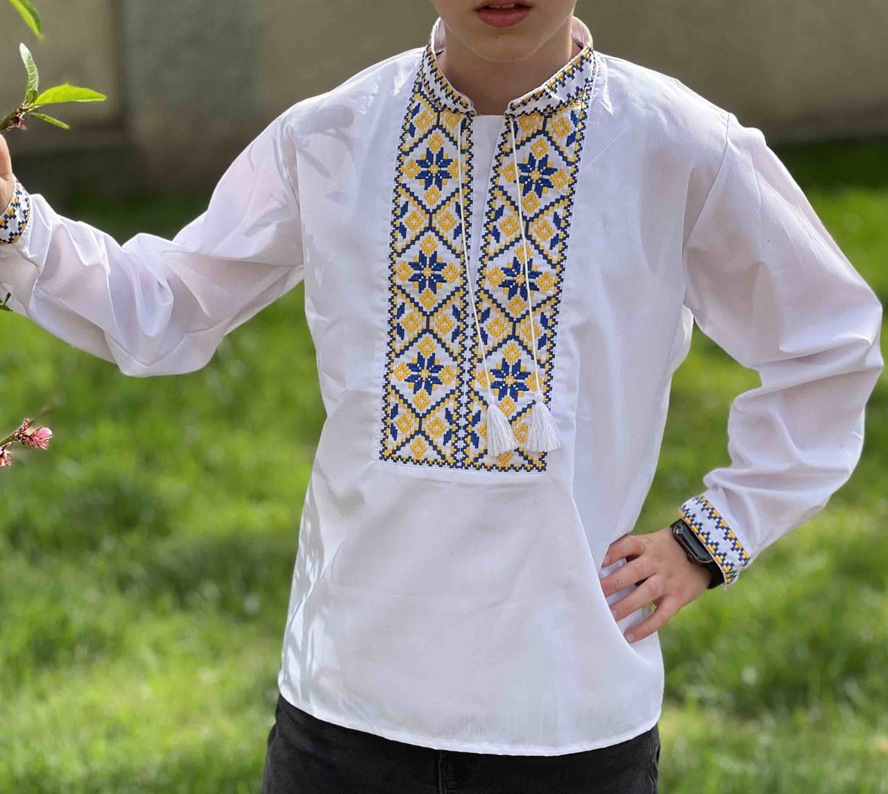 Вишиванка з довгим рукавом підліткова 6/12 років; Гурт