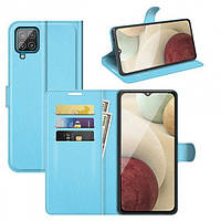 Чехол-книжка Litchie Wallet Samsung Galaxy A22 Light Blue DS, код: 8248390