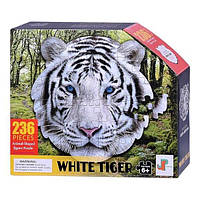 Пазлы Белый Тигр 236 деталей 45,8*46см 88660 White Tiger 17823 PS