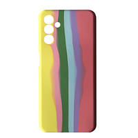 Чехол - накладка для Samsung A04s / бампер на самсунг А04c / RAINBOW 3 / Silicone case.