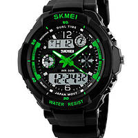 Часы мужские тактические Skmei S-Shock Green 0931 15207 PS