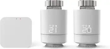 Термостатична головка Hama Głowica termostatyczna x2 + przekaźnik Wi-Fi (176593)