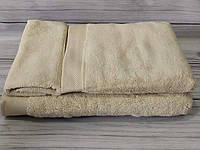 Полотенца Soft cotton Micro bej Махра набор 3шт 16770 PS