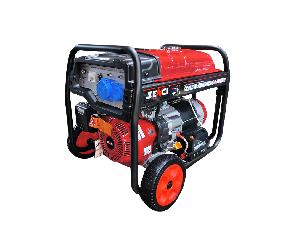 Генераторна установка SC15000E 7,5кВт, 230В, електростарт, Senci, фото 1
