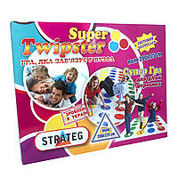 Развлекательная игра Твистер Strateg Super Twipster на украинском языке (11386) 11386-00002 PS