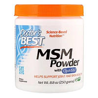 Препарат для суставов и связок Doctor's Best DRB-00076 MSM Powder with OptiMSM 8.8 oz 250 g /83 servings PS