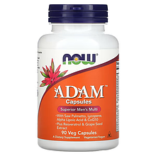 Adam Superior Men's Multi NOW Foods 90 Veg Caps