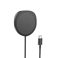 Беспроводное зарядное устройство для BOROFONE BQ12 Core magnetic holder wireless fast charger Black