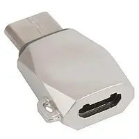 Переходник OTG Hoco UA8 Micro USB - Type-C Stell 11184 PS