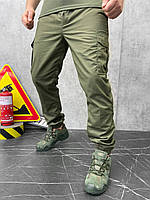 Тактические штаны на резинке олива грета, Военные штаны грета олива для ВСУ Украины