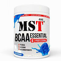 Аминокислота BCAA для спорта MST Nutrition BCAA Essential Professional 414 g /30 servings/ Blue Raspberry PS