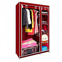 Складной тканевый шкаф Storage Wardrobe 68110 Красный 2493 PS