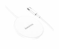 Беспроводное зарядное устройство BOROFONE BQ17 Original series magnetic wireless fast charger White BQ17W- PS