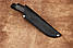 Ніж мисливський ручної роботи Фагот зі сталі ДІ-90 МП з шкіряним чохлом в комплекті, гідний подарунок чоловікові, фото 3