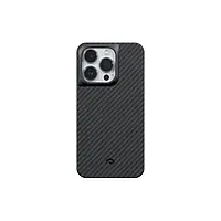 Сток упаковка Чехол Pitaka MagEZ Case Pro 3 Twill для iPhone 14 Pro Max Black/Grey (KI1401PMP)