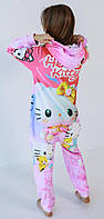 Кігурумі для дівчинки підлітковий Hello Kitty піжама плюшевий велюр Hello Kitty на зріст 176 см хіт