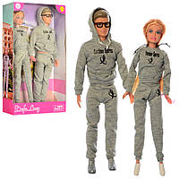 Лялька з Кеном набір спортивна сім'я в спортивних костюмах дві ляльки 30 см Defa хіт