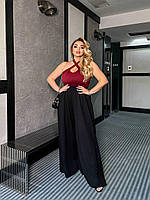 Жіночі широкі лляні брюки, фото 8