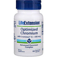 Микроэлемент Хром Life Extension Optimized Chromium with Crominex 3+ 500 mcg 60 Veg Caps PS
