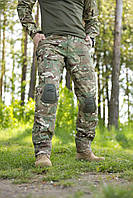 Мужские тактические штаны мультикам рип-стоп летние прочные военные штаны с наколенниками