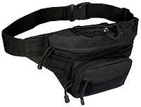 Тактическая поясная набедренная сумка Edibazzar Черный (ST92AAA black) DS, код: 8038556